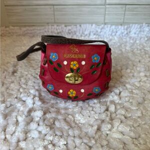 Charming Red Floral Kids Bag